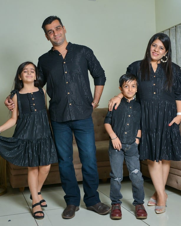 Starry Black Family Set