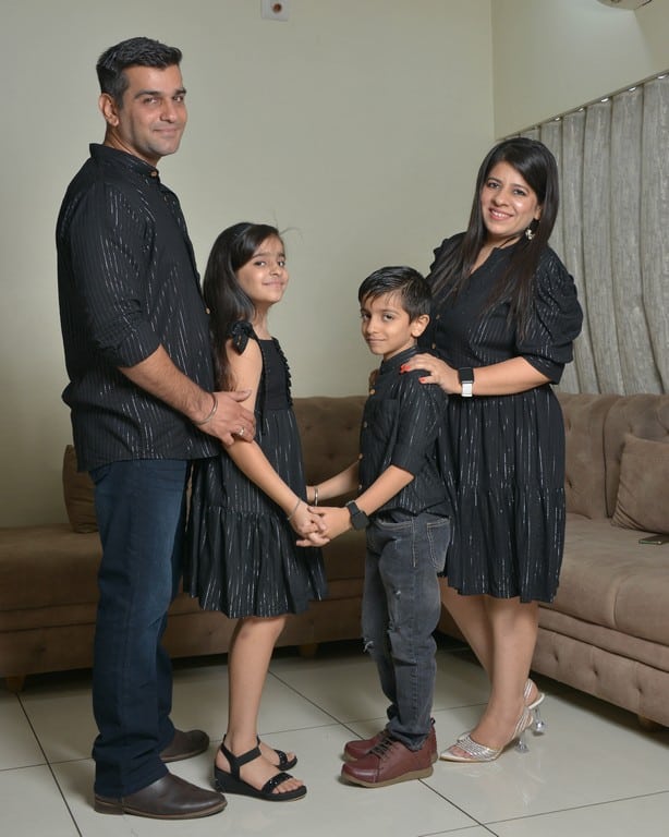 Starry Black Family Set