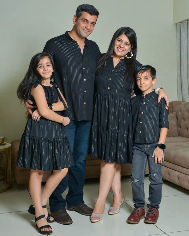 Starry Black Family Set