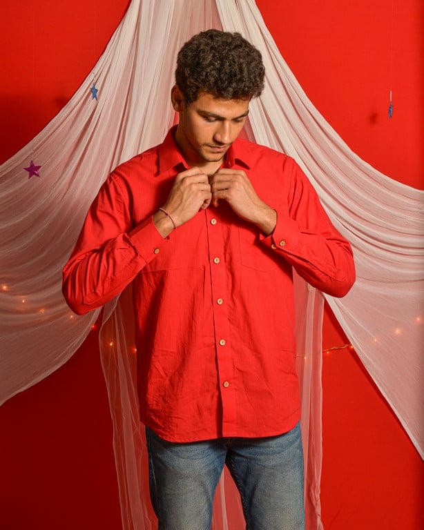 Cherry Red Shirt