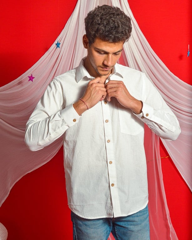 Snowy White Shirt Secondary image