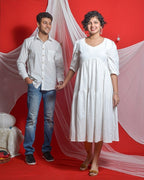 Snowy White Couple Set