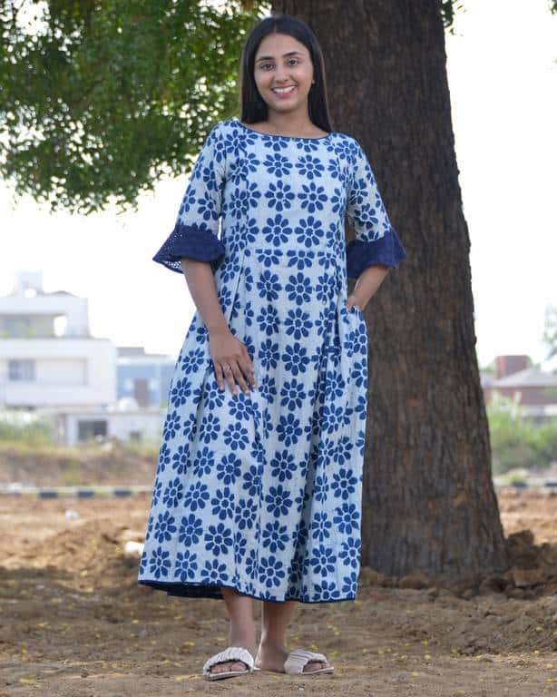 Aries Dappled Nursing Dress