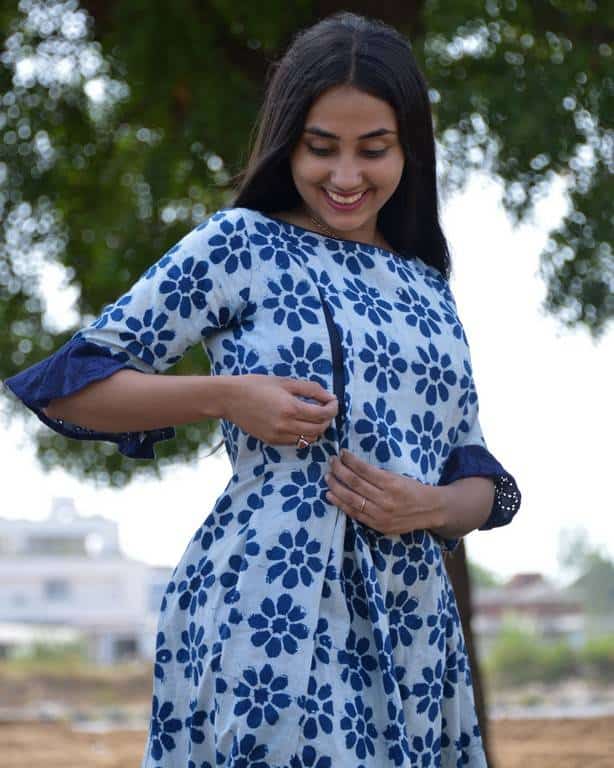 Aries Dappled Nursing Dress