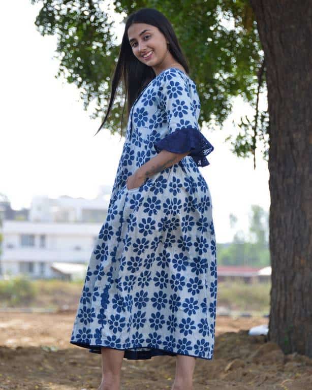 Aries Dappled Nursing Dress