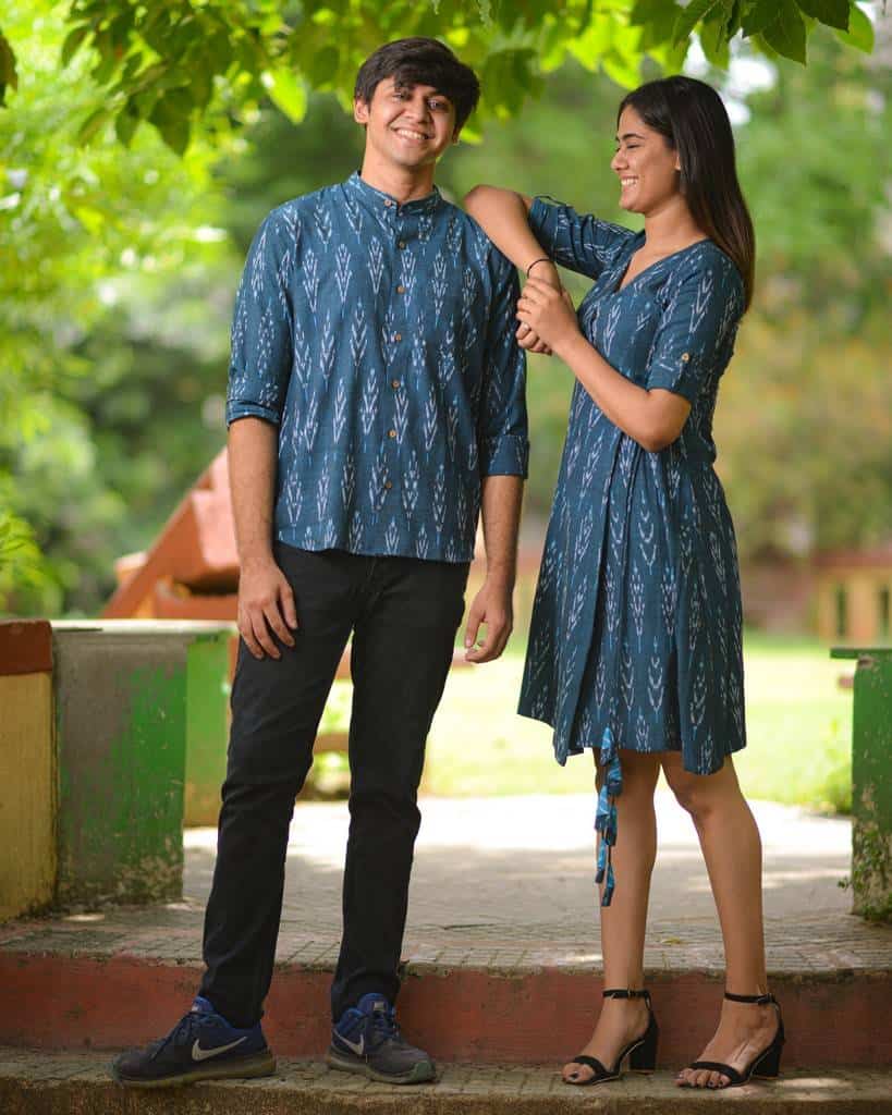 Starry Blue Couple