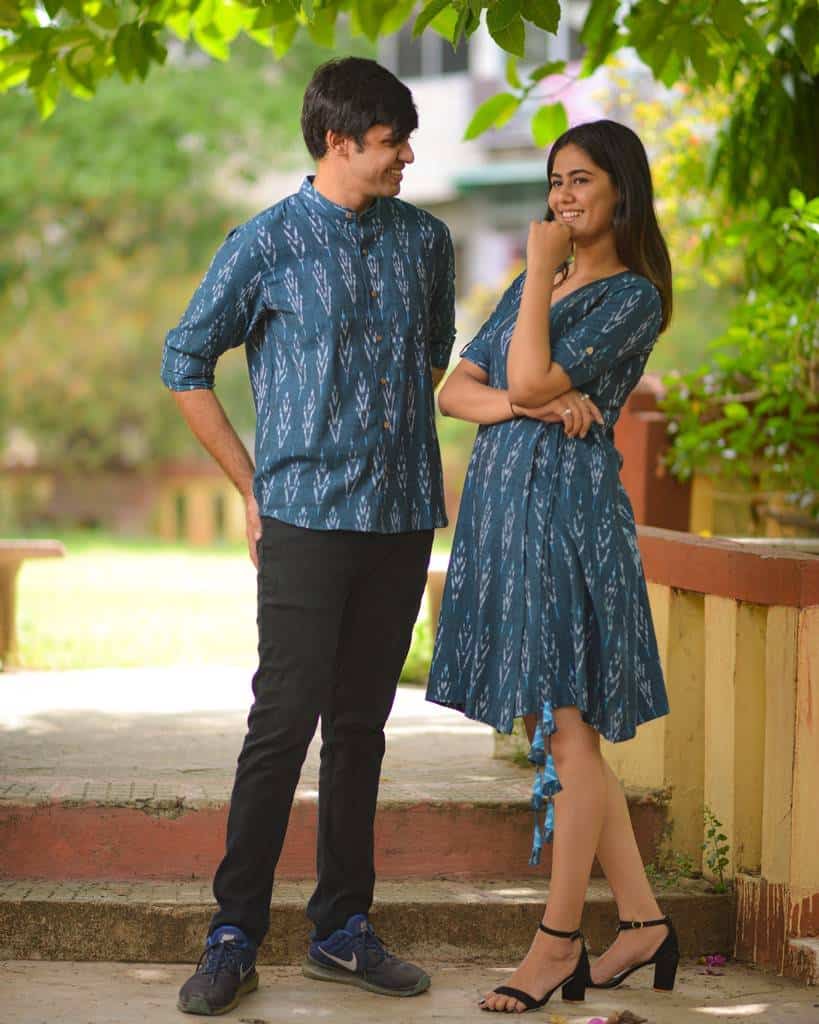 Starry Blue Couple