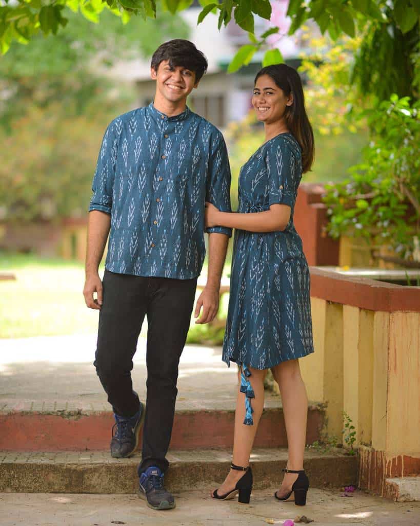 Starry Blue Couple