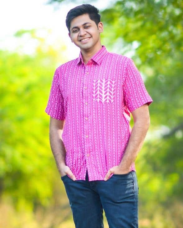 Leafing Pink/ Flamingo Pink Shirt