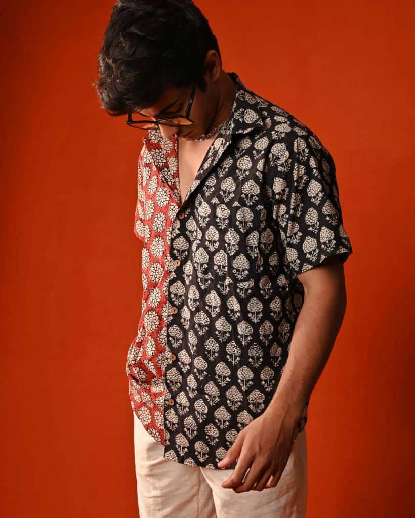 Rosy Noir Vine Shirt