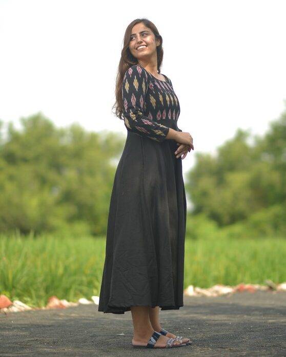 Folklore Black Dress