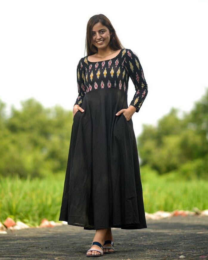 Folklore Black Dress