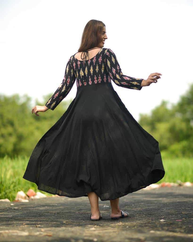 Folklore Black Dress
