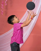 Leafing / Flamingo Pink Kids Shirt