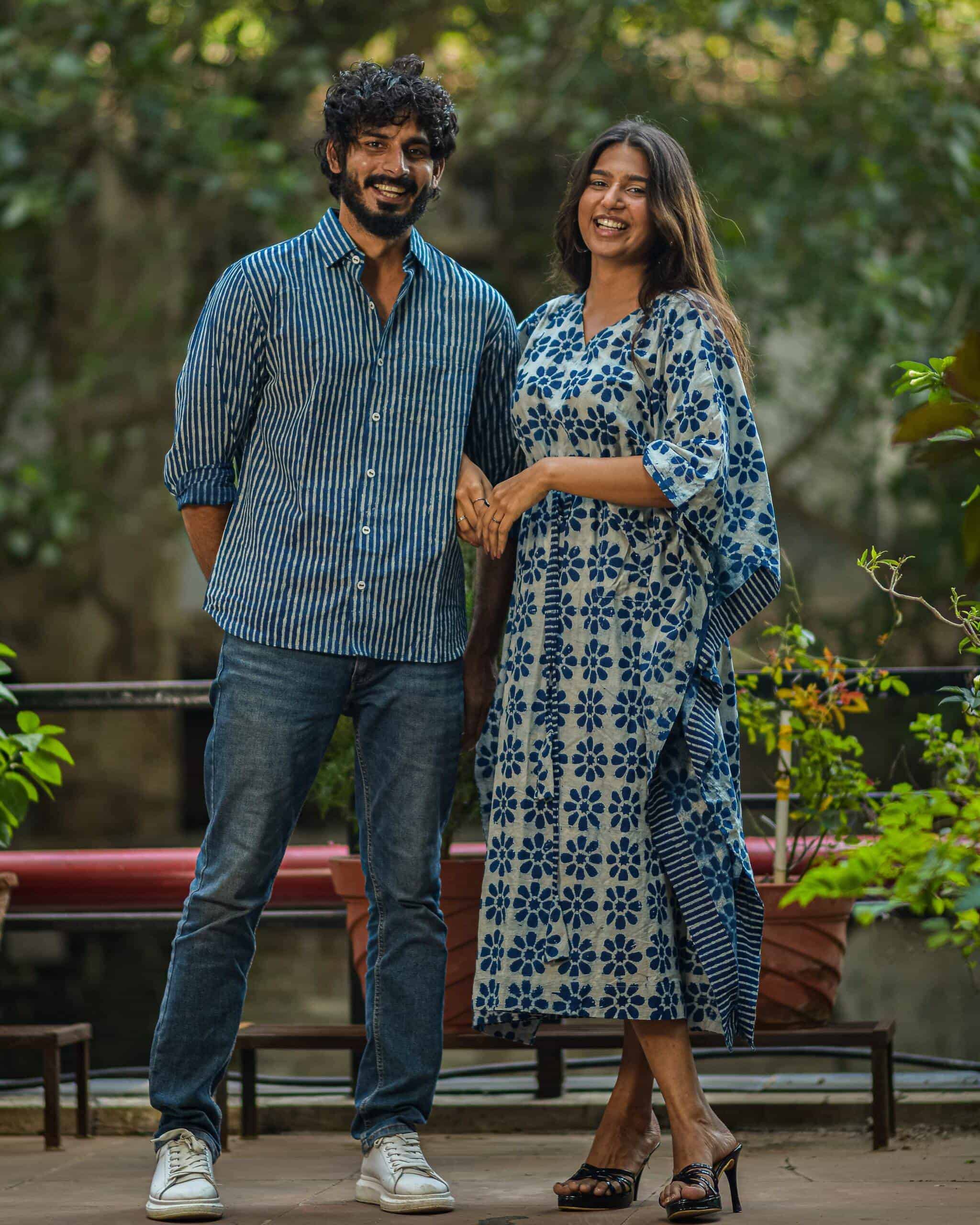 Flamboyant Floral Couple