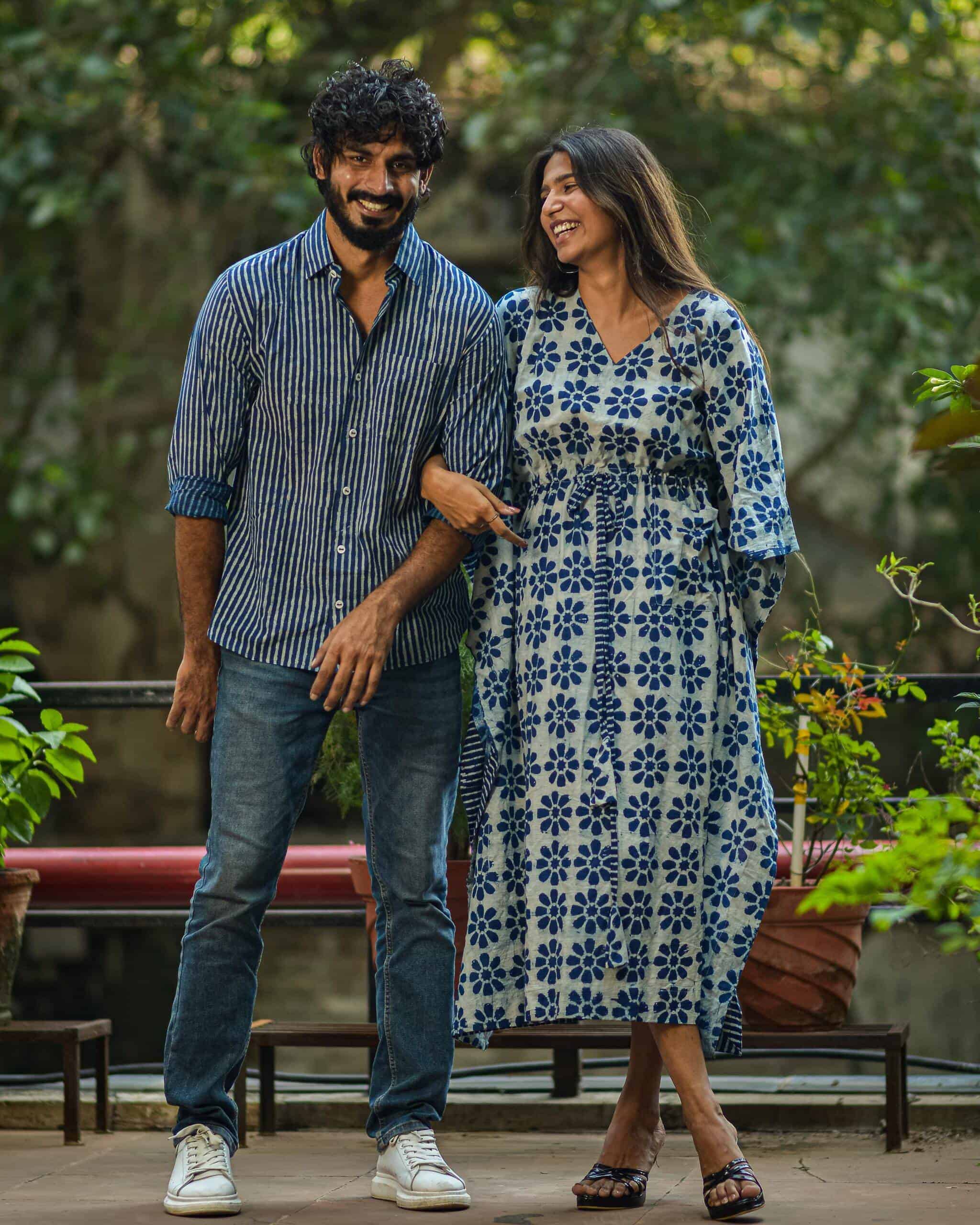 Flamboyant Floral Couple