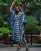Flamboyant Floral Kaftan