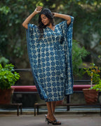 Flamboyant Floral Kaftan