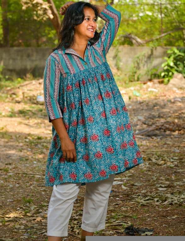 Cotton Candy Maternity Kurti