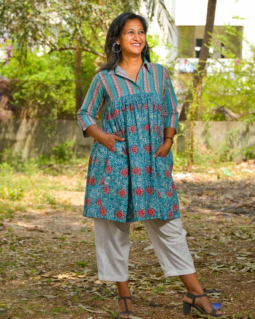 Cotton Candy Kurti Dress Secondary image