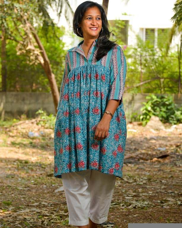 Cotton Candy Maternity Kurti Secondary image