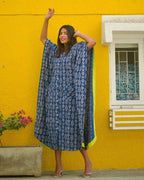 Indigo Warli Kaftan