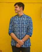 Indigo Warli Kurta