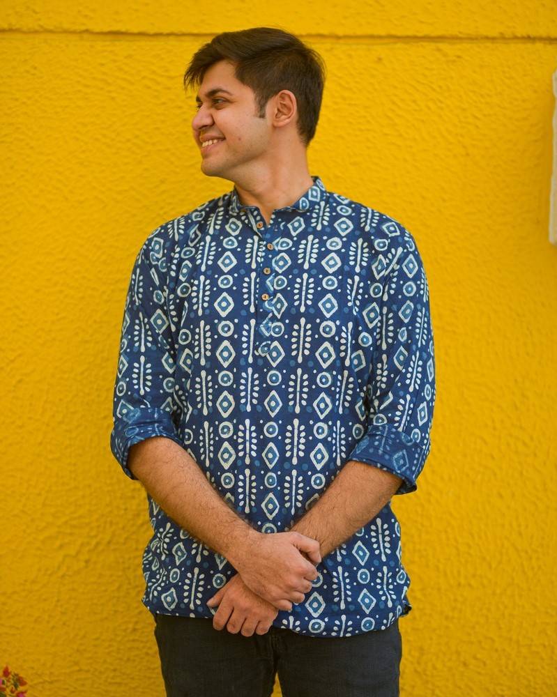 Indigo Warli Kurta