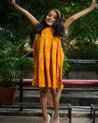 Canary Yellow Kids Dress