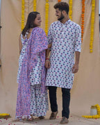 Serene Tulip Sharara Couple Set