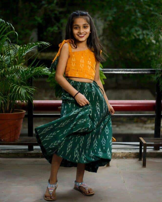 Canopy Green Skirt Top