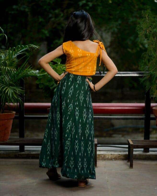 Canopy Green Skirt Top