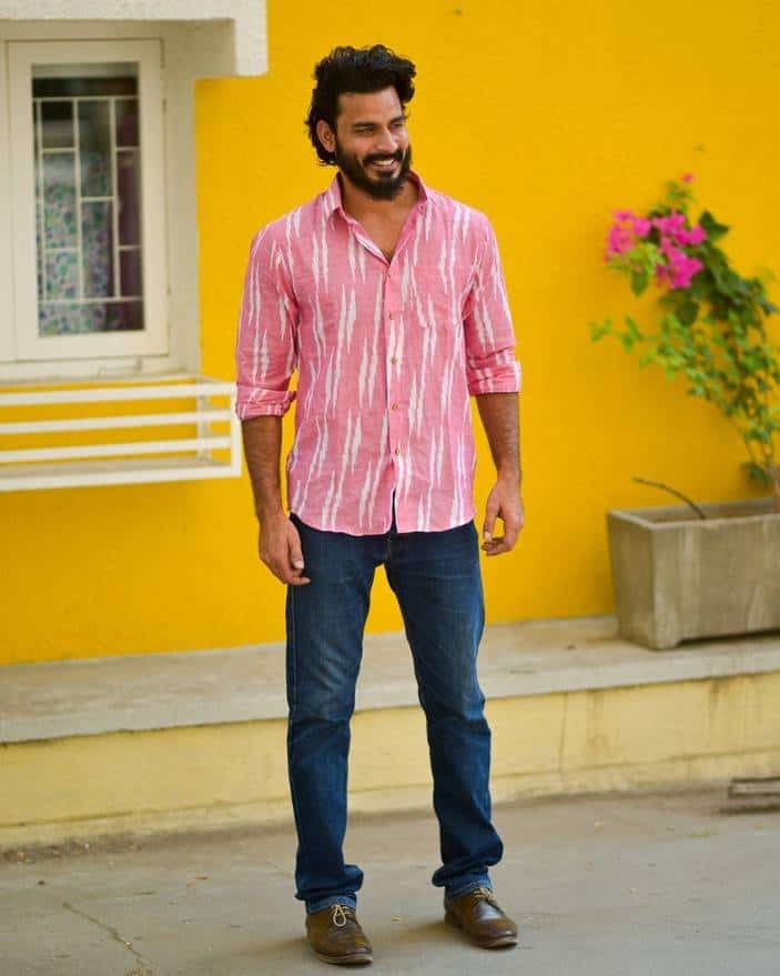 Pink Ikat/Passion Shirt