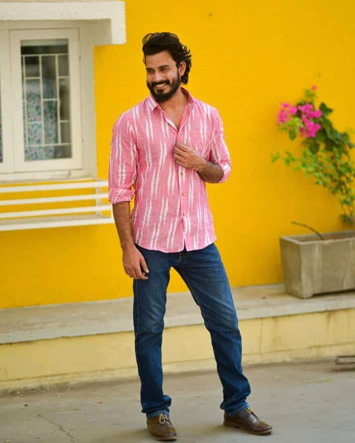Pink Ikat/Passion Shirt