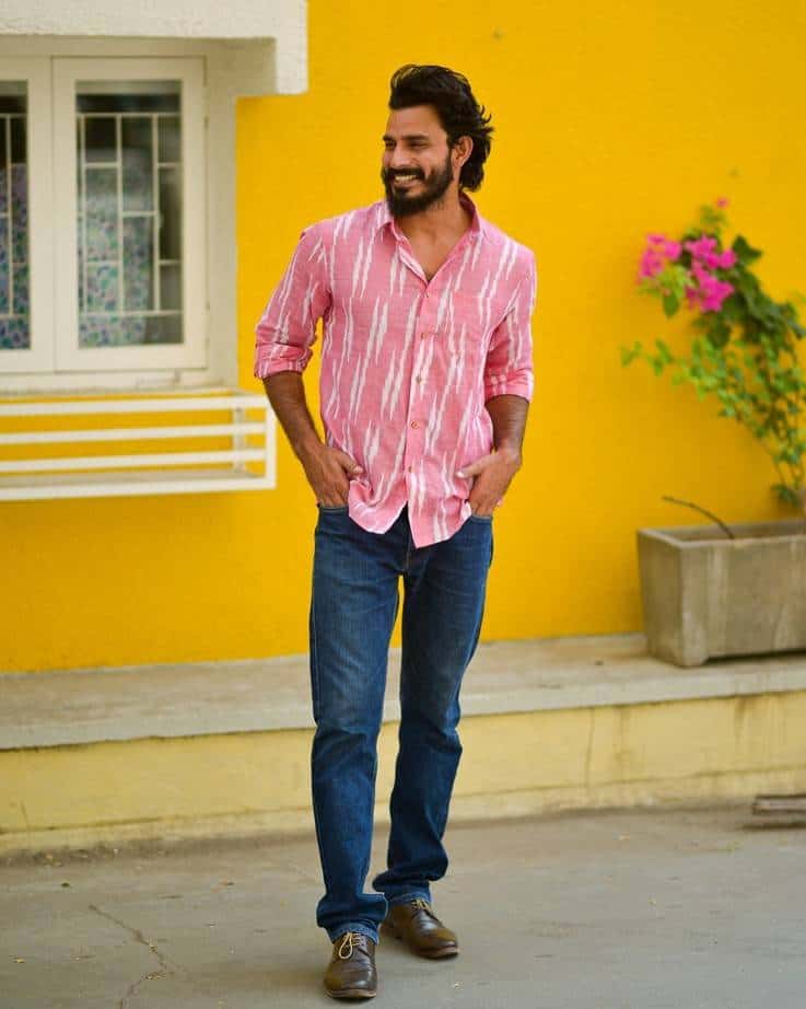 Pink Ikat/Passion Shirt