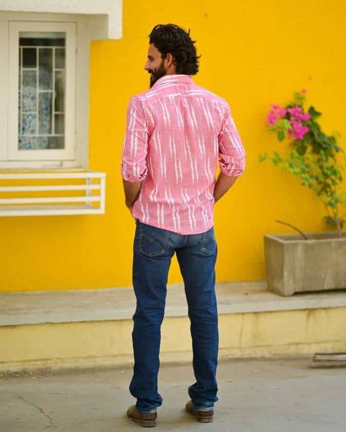 Pink Ikat/Passion Shirt