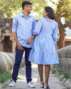Sapphire Swirls Couple Set