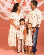 Willow White Ikat Family