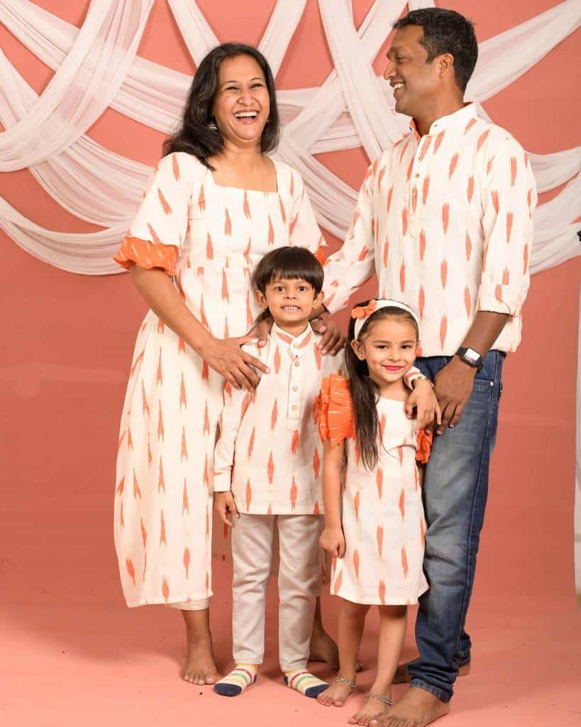 Willow White Ikat Family Main image