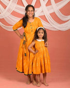 Canary Yellow Mother Daughter Twinning