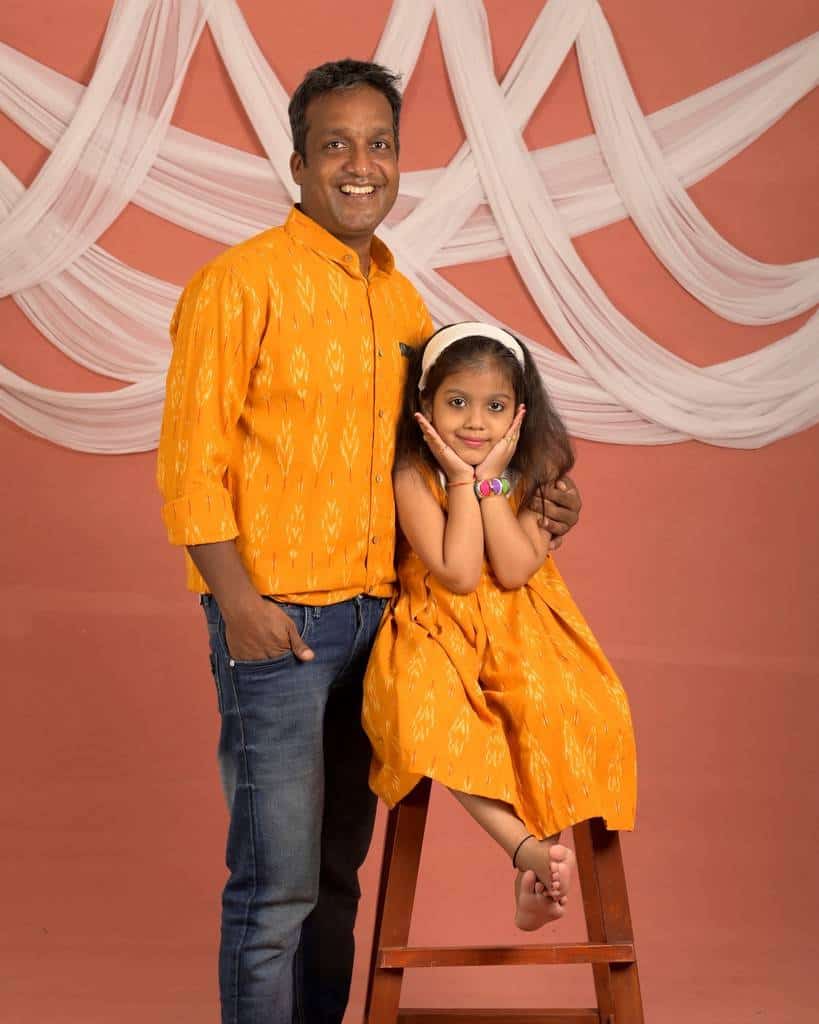 Canary Yellow Father Daughter Twinning