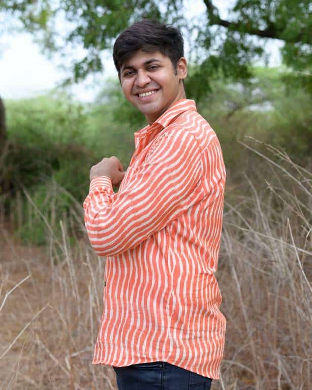 Orange Affair Ikat Shirt