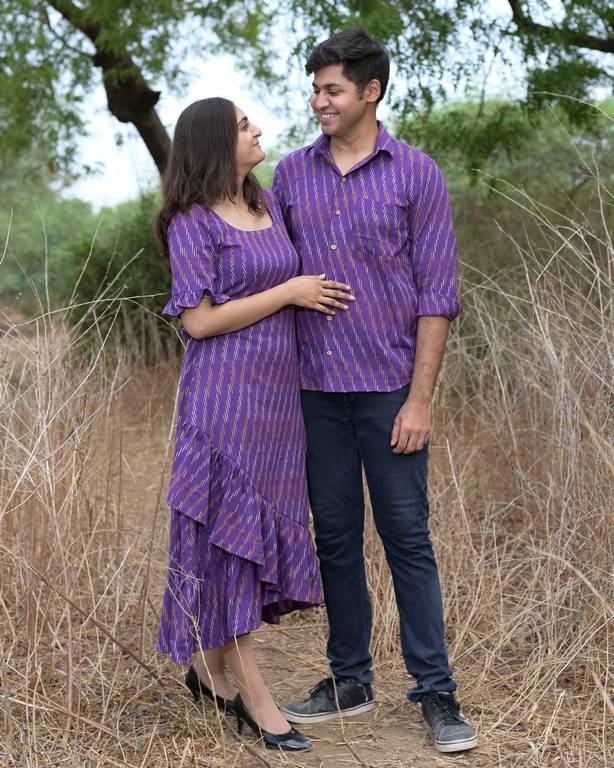 Wisteria Purple Senorita Ikat Family Secondary image