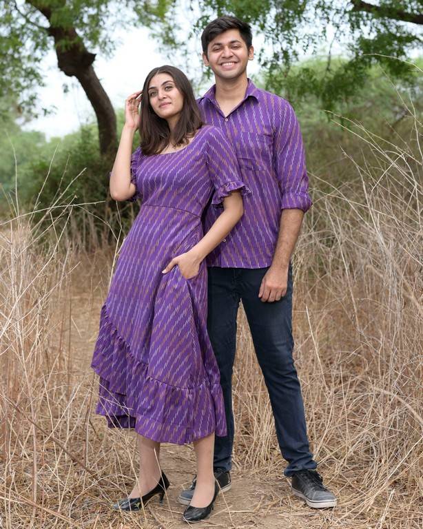 Wisteria Purple Senorita Ikat Family
