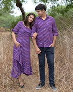 Wisteria Purple Senorita Ikat Family