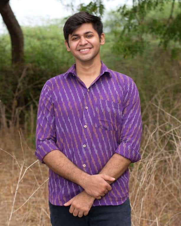 Wisteria Purple Ikat Shirt