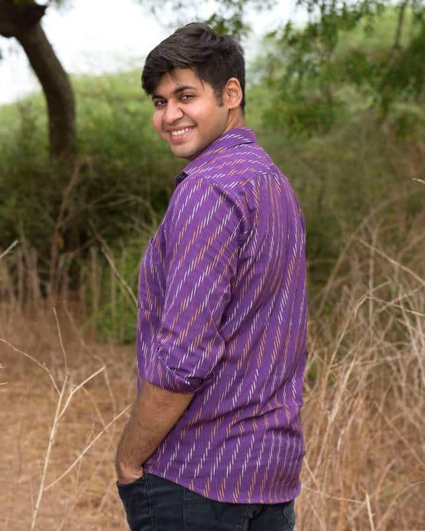 Wisteria Purple Ikat Shirt