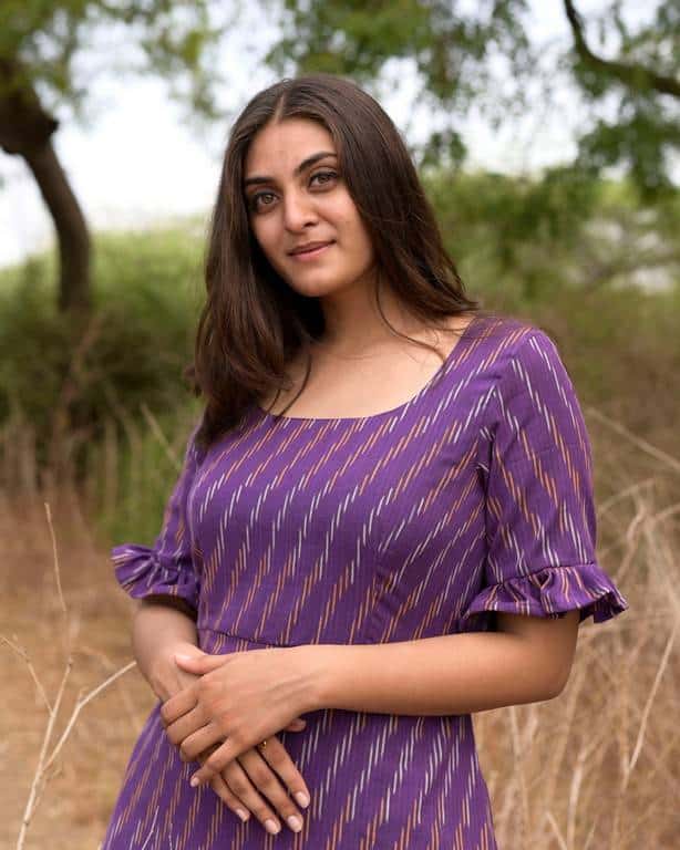 Wisteria Purple Senorita Ikat Dress