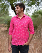 Pink Punch Ikat Shirt