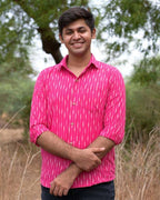 Pink Punch Ikat Shirt